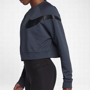 Nike Training crop top pullover sweater